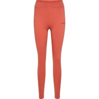 hummel Hmllegacy High Waist Leggins Damen - apricot brandy