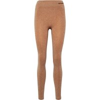 hummel Hmlci Seamless Mid Waist Leggins Damen - mocha bisque melange