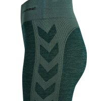 hummel Hmlclea Seamless Mid Waist Leggins Damen - green...