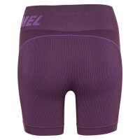 hummel Hmlte Christel Seamless Shorts Damen - plum perfect/bellflower melan