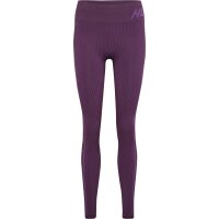 hummel Hmlte Christel Seamless Mw Leggins Damen - plum perfect/bellflower melan