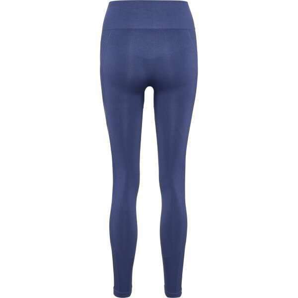 hummel Hmltif Seamless High Waist Leggins Damen - blue...