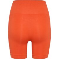 hummel Hmltif Seamless Shorts Damen - tangerine tango