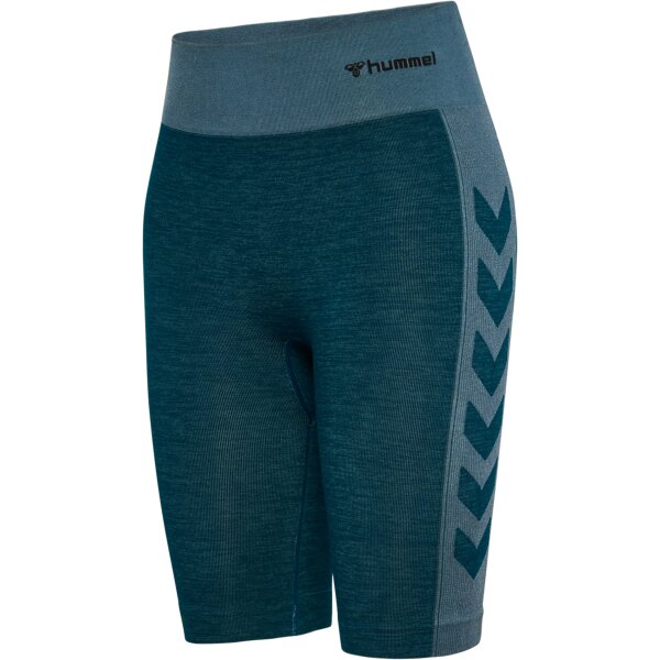 hummel Hmlclea Seamless Cycling Shorts Damen - dark sea