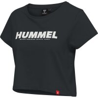 hummel Hmllegacy Cropped T-Shirt Damen - black