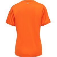 hummel Hmlcore Xk Poly Trikot S/S Damen - orange tiger