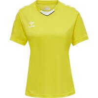 hummel Hmlcore Xk Poly Trikot S/S Damen - blazing yellow