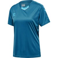 hummel Hmlcore Xk Poly Trikot S/S Damen - blue coral