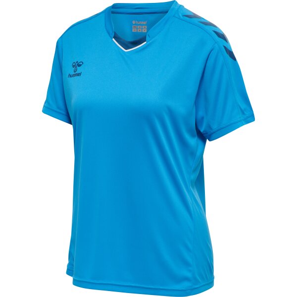 hummel Hmlcore Xk Poly Trikot S/S Damen - blue danube