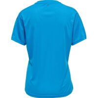 hummel Hmlcore Xk Poly Trikot S/S Damen - blue danube