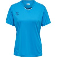 hummel Hmlcore Xk Poly Trikot S/S Damen - blue danube