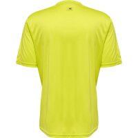 hummel Hmlcore Xk Striped Trikot S/S Herren - lime popsicle/black