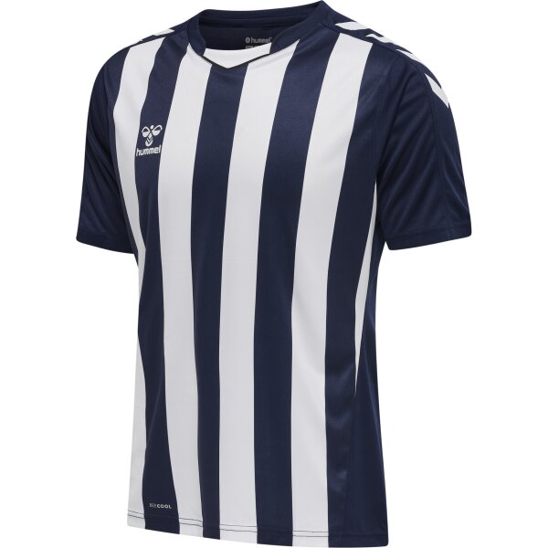 hummel Hmlcore Xk Striped Trikot S/S Herren - marine/white