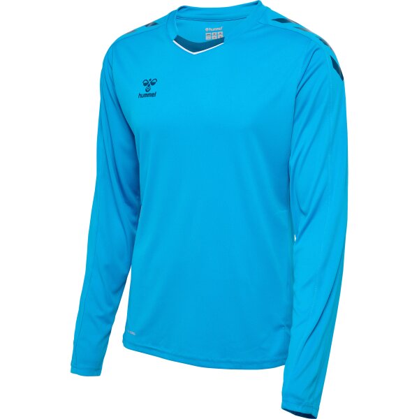 hummel Hmlcore Xk Poly Trikot L/S - blue danube