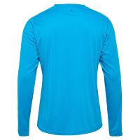 hummel Hmlcore Xk Poly Trikot L/S - blue danube