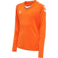 hummel Hmlcore Xk Poly Trikot L/S Kinder - orange tiger