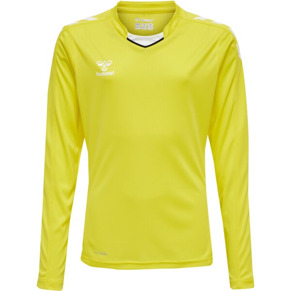 hummel Hmlcore Xk Poly Trikot L/S Kinder - blazing yellow