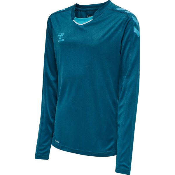 hummel Hmlcore Xk Poly Trikot L/S Kinder - blue coral