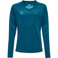 hummel Hmlcore Xk Poly Trikot L/S Kinder - blue coral