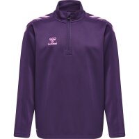 hummel Hmlcore Xk Half Zip Poly Sweat Kinder - acai