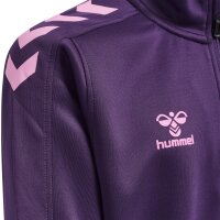 hummel Hmlcore Xk Half Zip Poly Sweat Kinder - acai