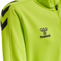 hummel Hmlcore Xk Half Zip Poly Sweat Kinder - lime popsicle