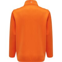 hummel Hmlcore Xk Half Zip Poly Sweat Kinder - orange tiger