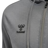 hummel Hmlcore Xk Poly Zip Hood Sweat - grey melange