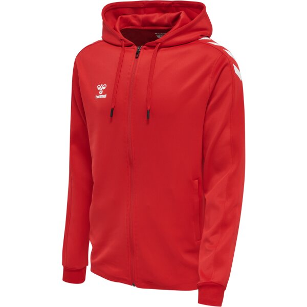 hummel Hmlcore Xk Poly Zip Hood Sweat - true red