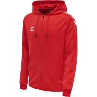 hummel Hmlcore Xk Poly Zip Hood Sweat - true red