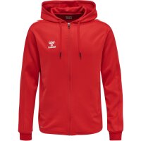 hummel Hmlcore Xk Poly Zip Hood Sweat - true red