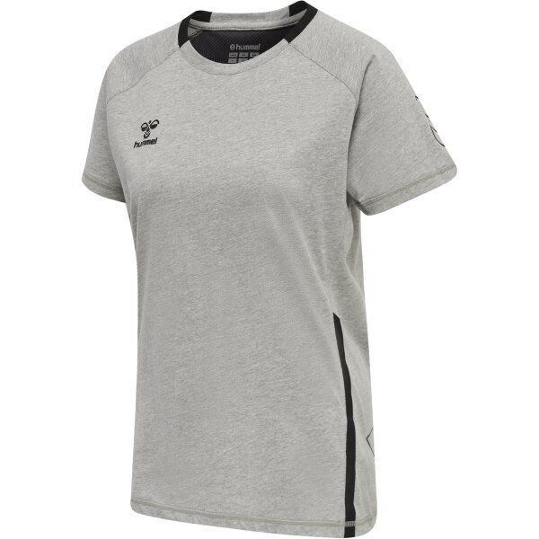 hummel Hmlcima Xk T-Shirt S/S Damen - grey melange