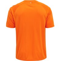 hummel Hmlcore Xk Core Poly T-Shirt S/S - orange tiger