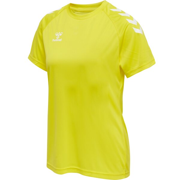 hummel Hmlcore Xk Core Poly Tee S/S Damen - blazing yellow