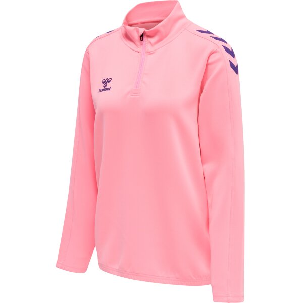 hummel Hmlcore Xk Half Zip Sweat Damen - cotton candy