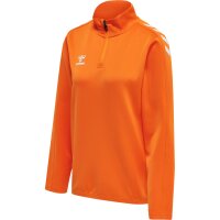 hummel Hmlcore Xk Half Zip Sweat Damen - orange tiger