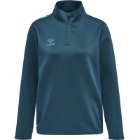 hummel Hmlcore Xk Half Zip Sweat Damen - blue coral