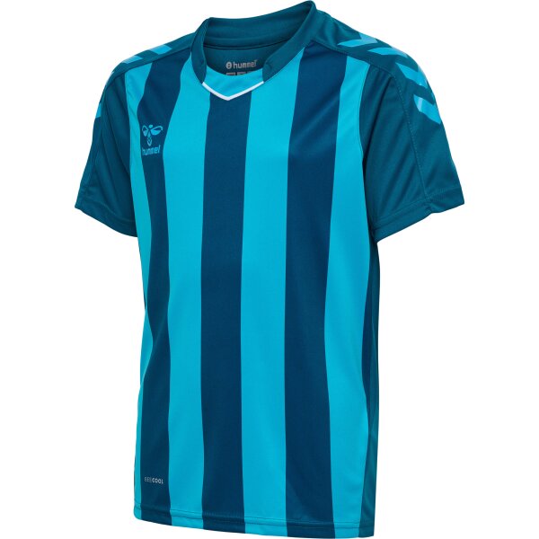 hummel Hmlcore Xk Striped Trikot S/S Kinder - blue...