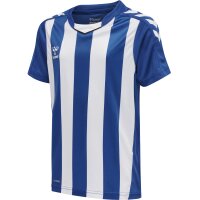 hummel Hmlcore Xk Striped Trikot S/S Kinder - true blue/white