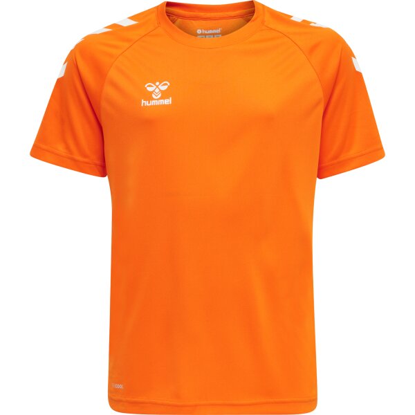 hummel Hmlcore Xk Core Poly Tee S/S Kinder - orange tiger