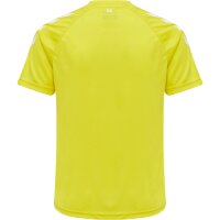 hummel Hmlcore Xk Core Poly Tee S/S Kinder - blazing yellow