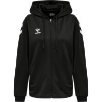 hummel Hmlcore Xk Poly Zip Hood Sweat Woma Damen - black