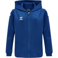 hummel Hmlcore Xk Poly Zip Hood Sweat Kinder - true blue