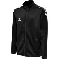 hummel Hmlcore Xk Poly Zip Sweat Kinder - black