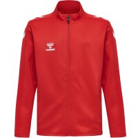 hummel Hmlcore Xk Poly Zip Sweat Kinder - true red