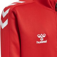 hummel Hmlcore Xk Poly Zip Sweat Kinder - true red