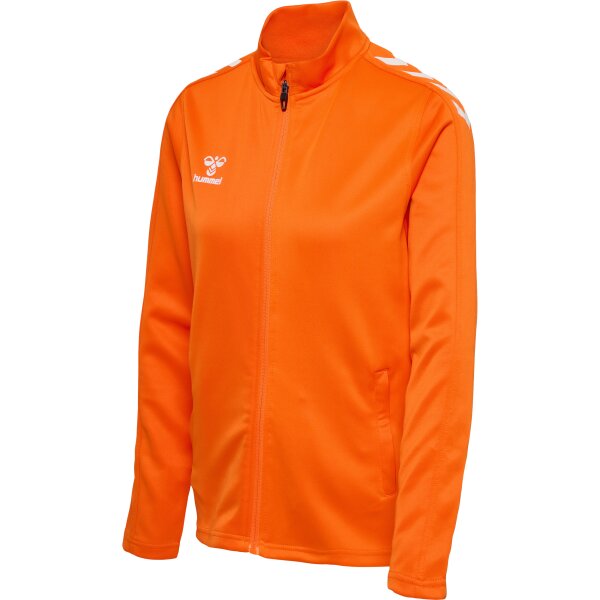 hummel Hmlcore Xk Poly Zip Sweat Damen - orange tiger