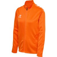 hummel Hmlcore Xk Poly Zip Sweat Damen - orange tiger