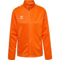 hummel Hmlcore Xk Poly Zip Sweat Damen - orange tiger