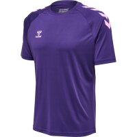 hummel Hmlcore Xk Core Poly T-Shirt S/S - acai